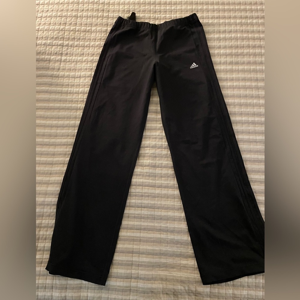 Adidas black joggers size:L